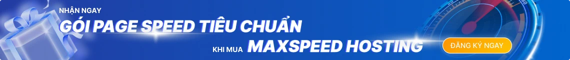 Nhận gói Page Speed tiêu chuẩn khi mua MaxSpeed Hosting