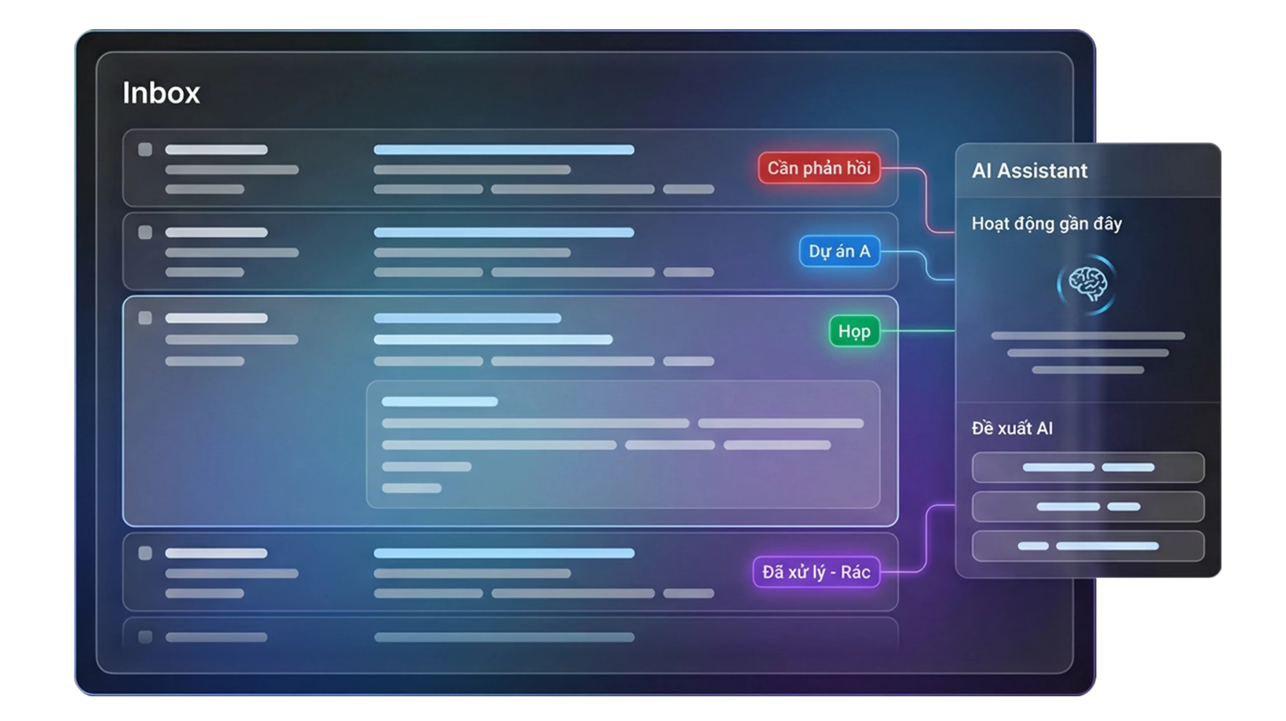 AI tự động đọc inbox, sắp xếp cuộc họp và soạn thảo phản hồi dựa trên ngữ cảnh công việc.
