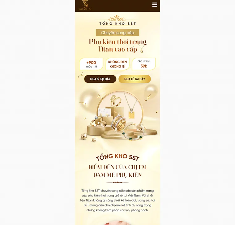 Mẫu landing page bán hàng qua TikTok 2