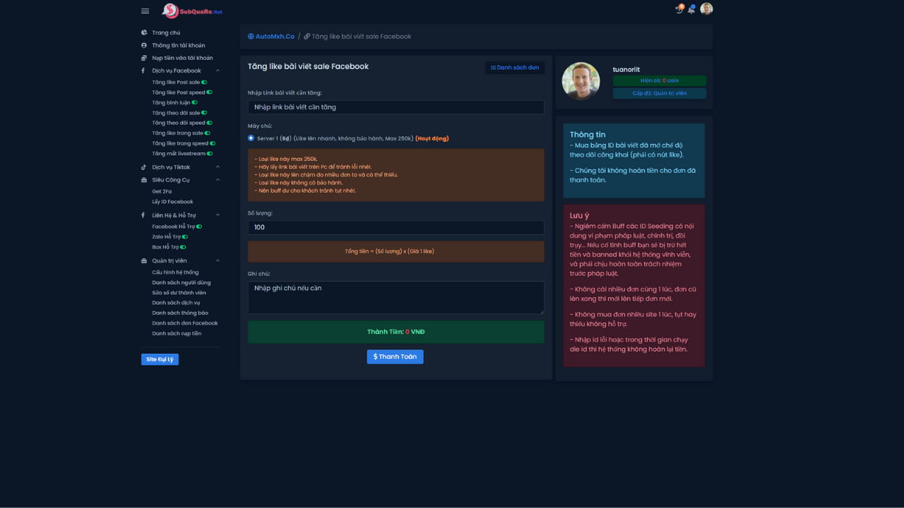 ShareCode dvfb max ngon, giao diện đẹp