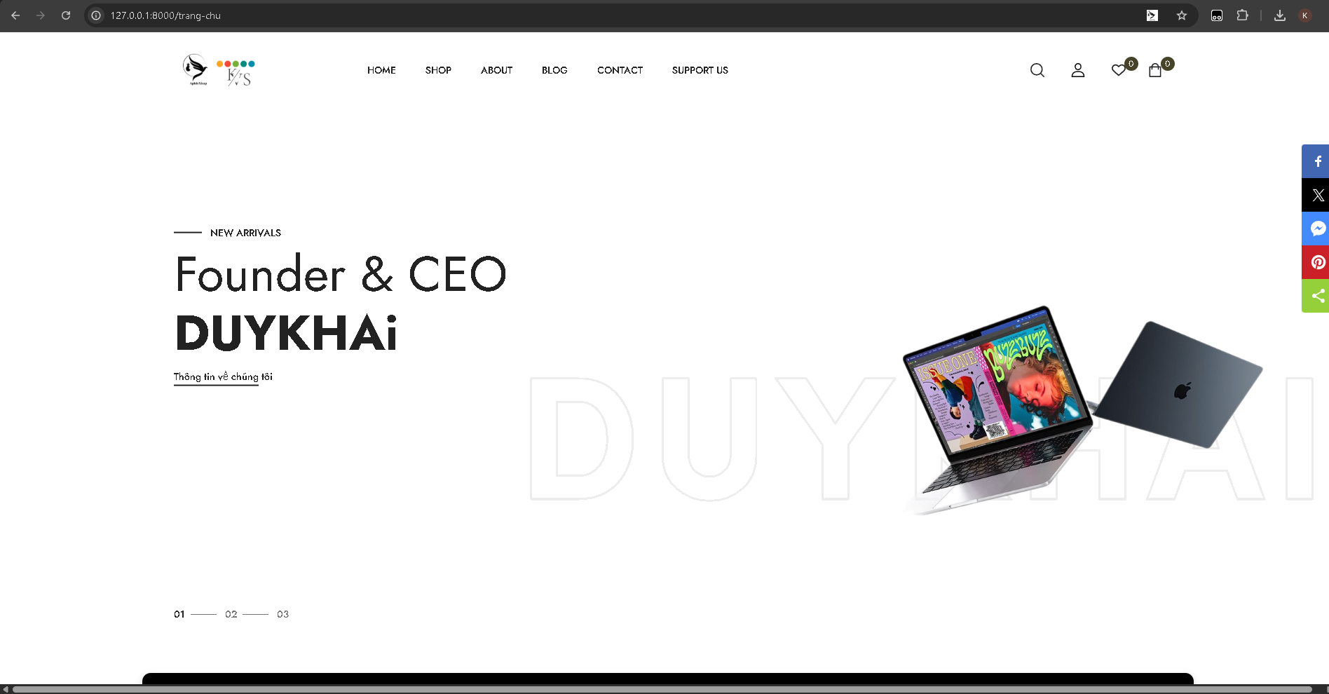 Đồ án web bán điển tử + full báo cáo
